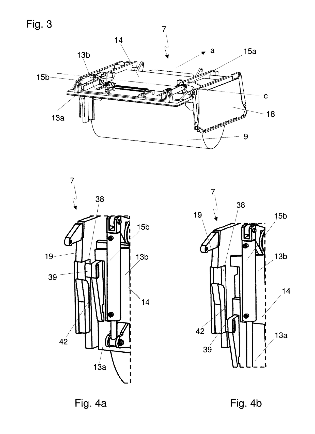 Ground milling machine and method for adjusting the stripping plate of a ground milling machine