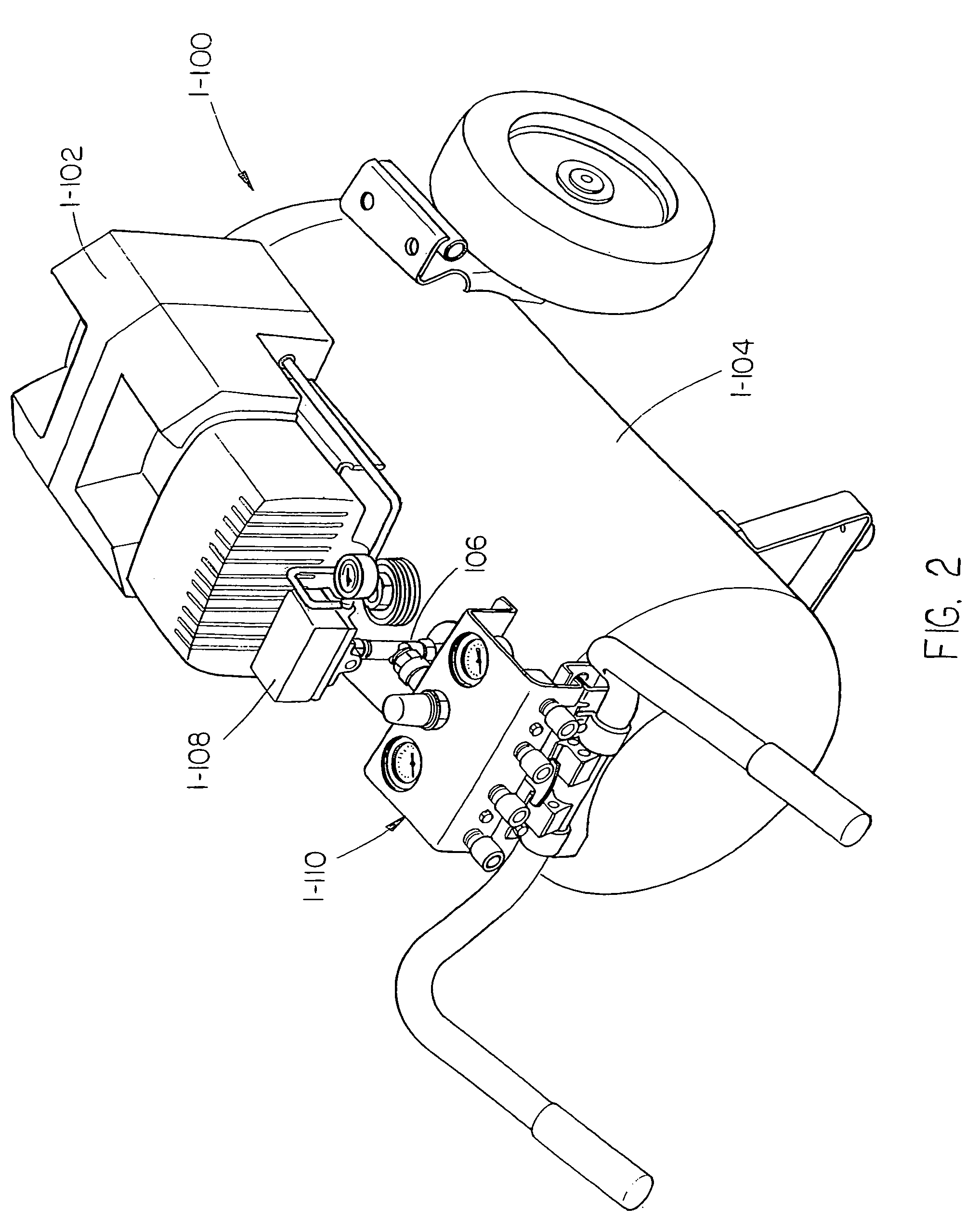 Air compressor assembly