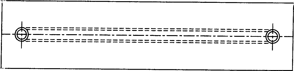 Low thermal resistance cast-iron cooling wall and manufacturing method thereof