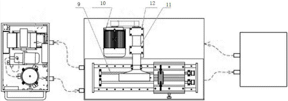 Precise abrasive wheel cutting machine with function of filtering, purifying and refrigerating cutting solution