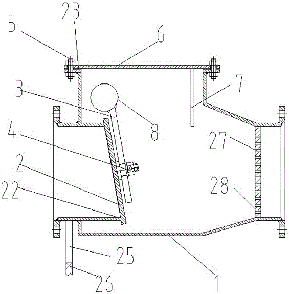 Dust backpressure explosive-proof valve