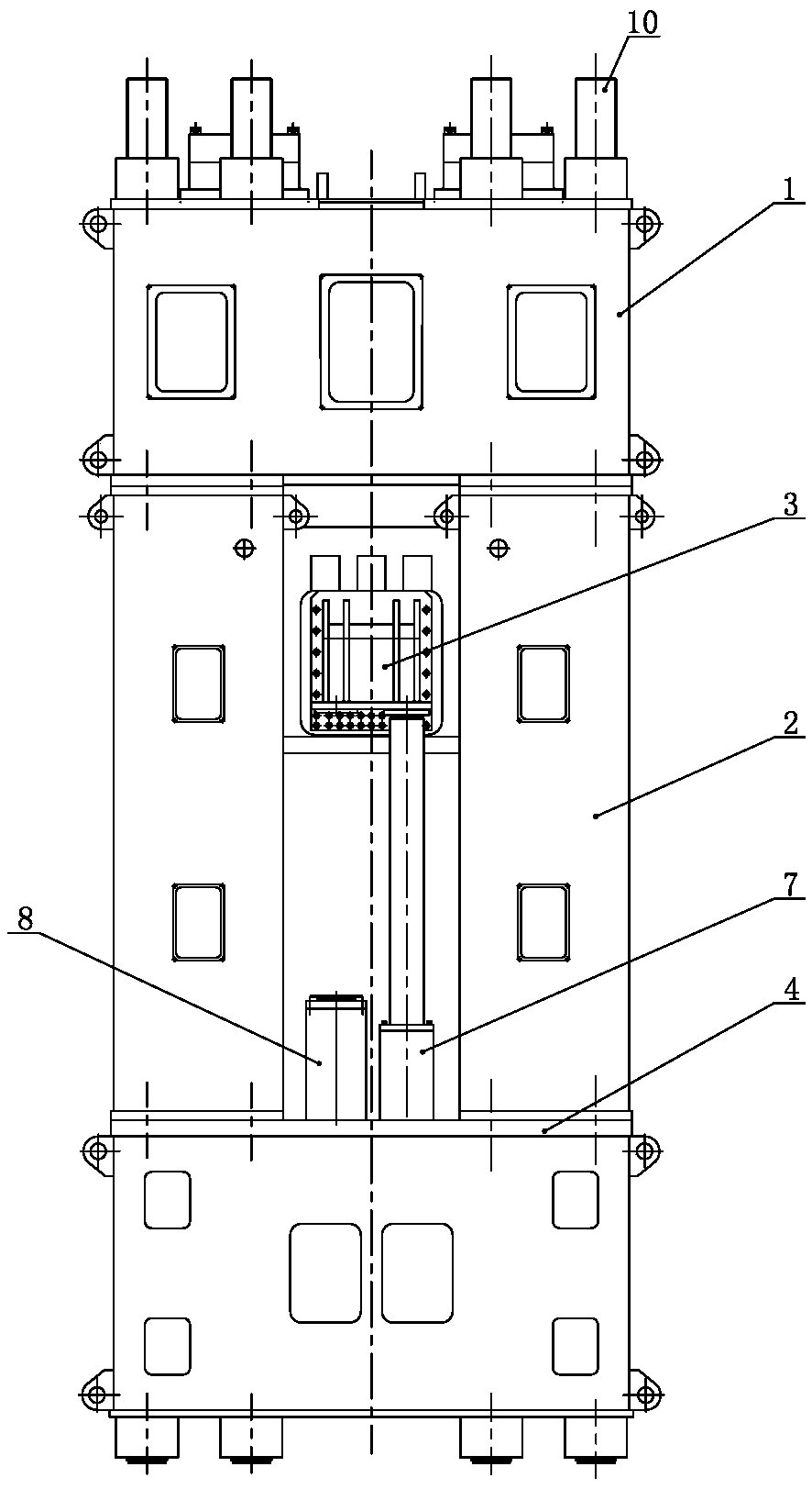 Hydraulic processing method of glass fiber reinforced plastic product