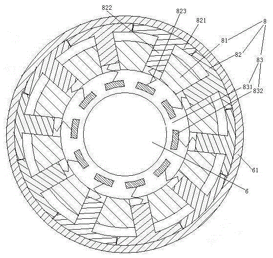 Torque converter turbine oil seal mounting tool with holding rod for remanufacturing of automatic gearbox