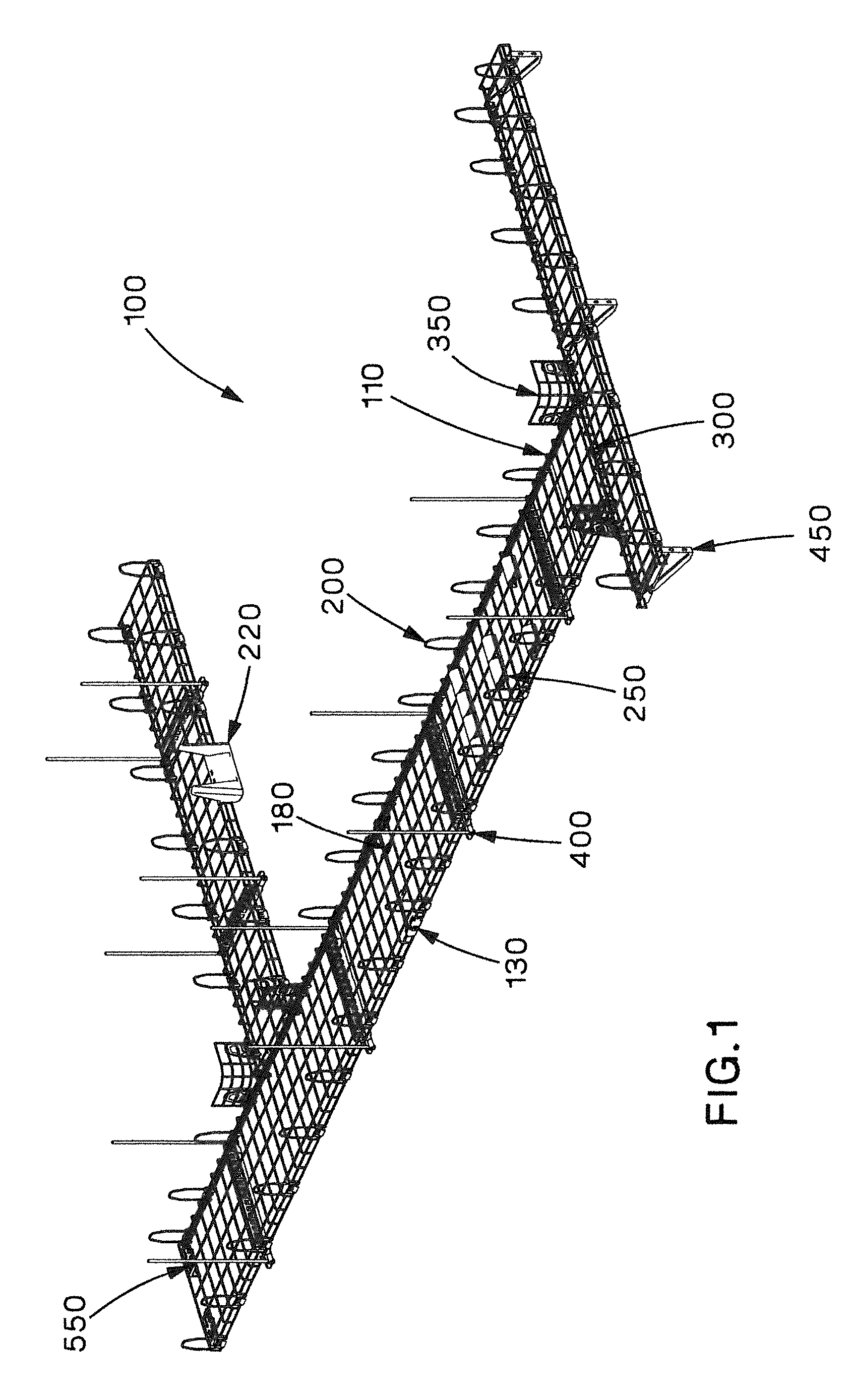 Cable tray cable routing system