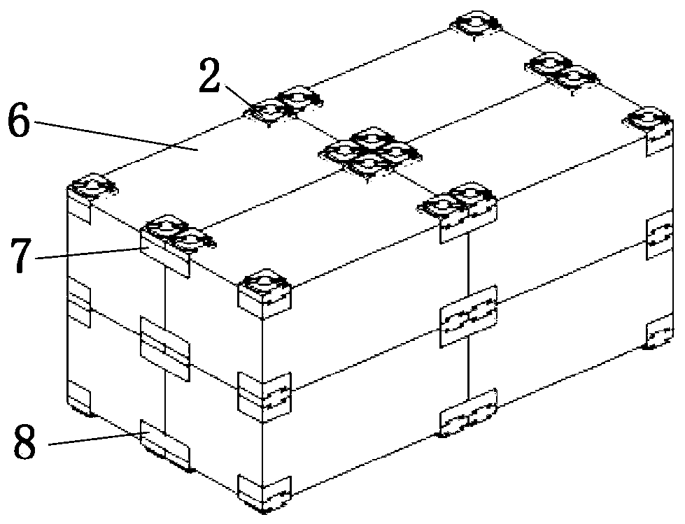 Transverse mortise and tenon type connecting joint for modular building and construction method