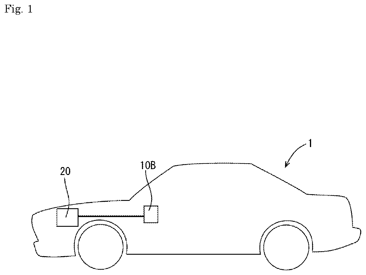 Vehicle communication system, battery management device, circuit board, battery, and communication specification switching method