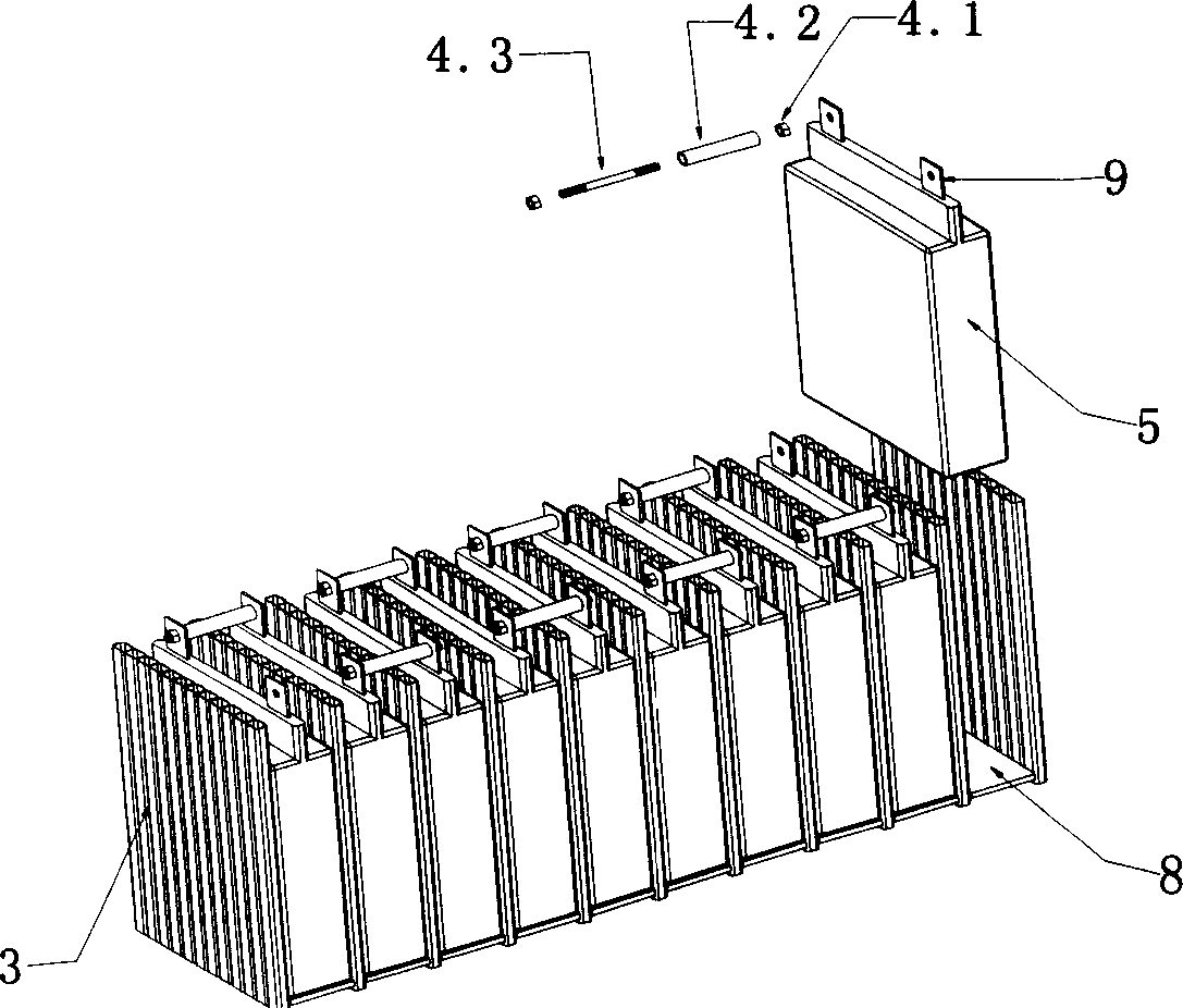 A soft packaging electrokinetic lithium battery