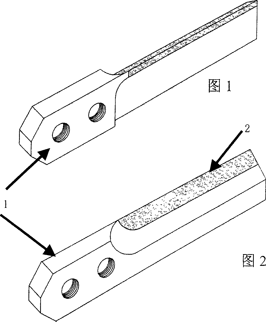 Wear- and corrosion- proof metal ceramic knife edge material