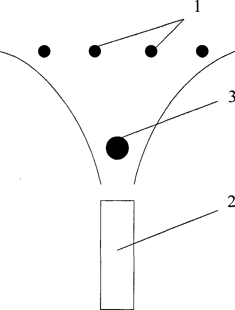 Apparatus for preparing CVD diamond film for linear sample