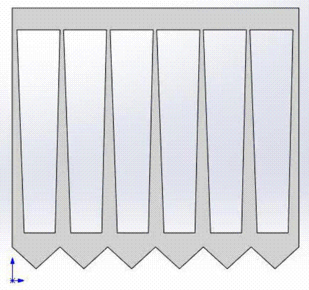 Internal component of falling film de-volatilization tower