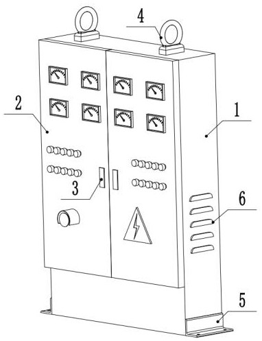 Dustproof intelligent electric power cabinet for electric power