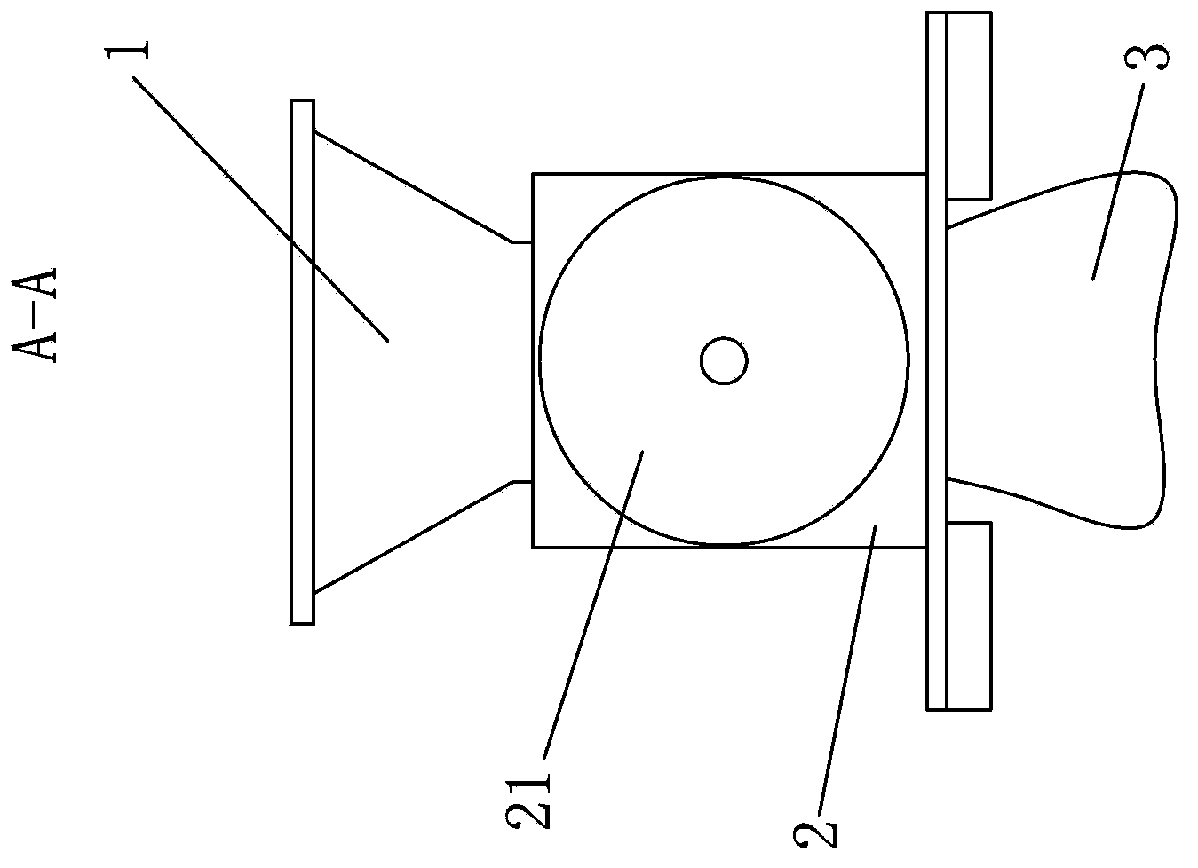 Destructing device for disposable injection syringe