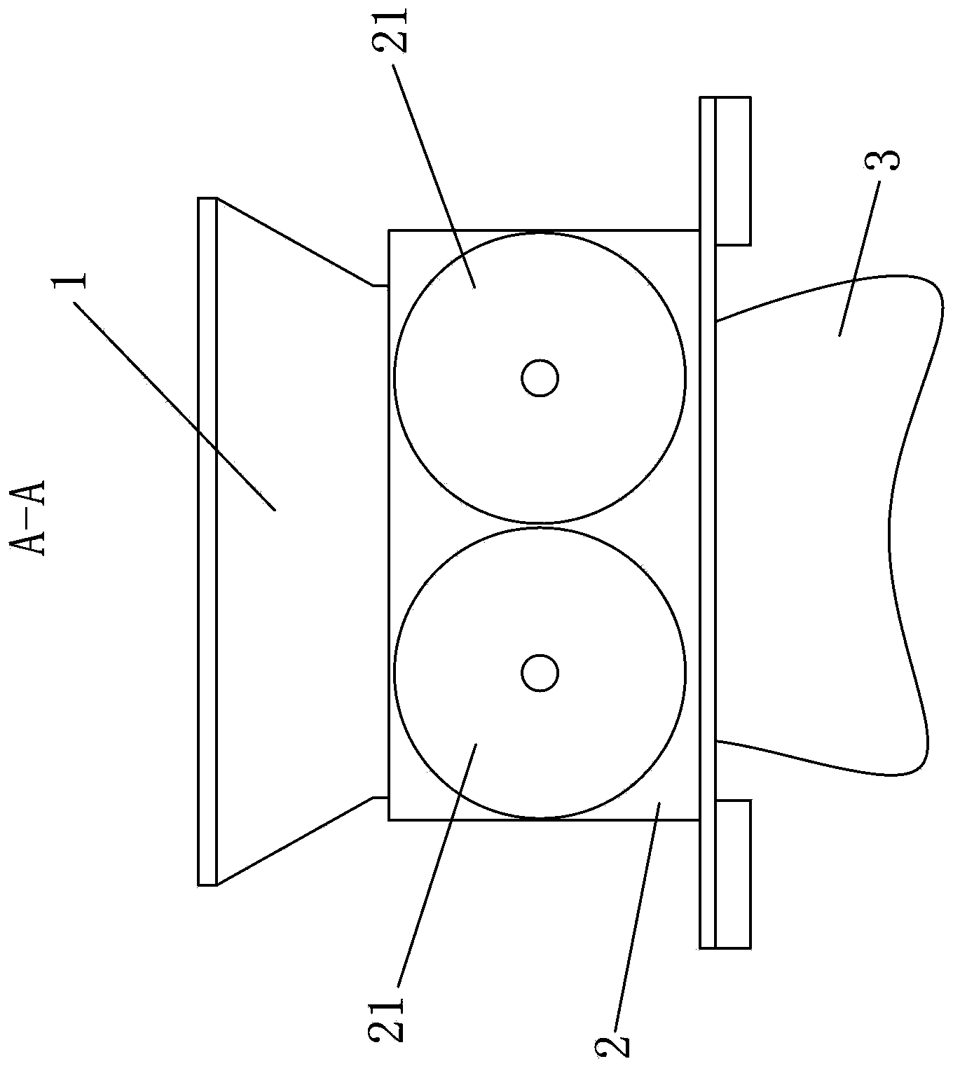 Destructing device for disposable injection syringe