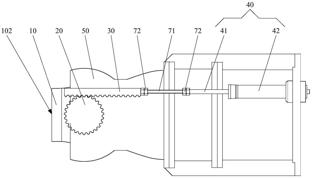 Steering gear for water jet propulsion