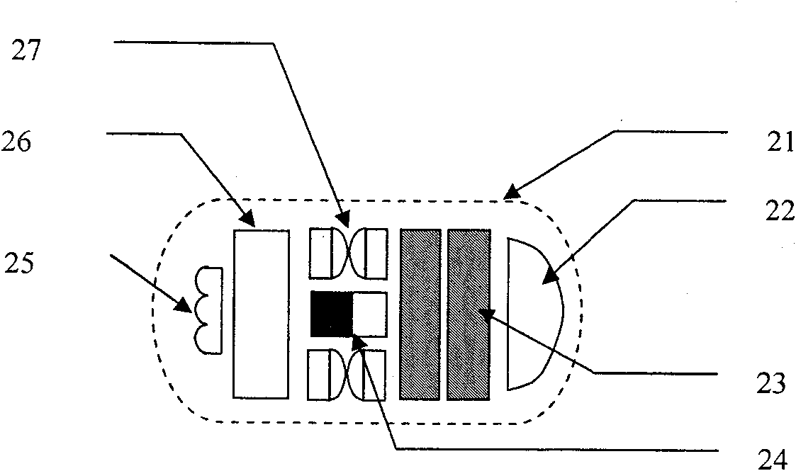 Method and system for tracking internal mini device