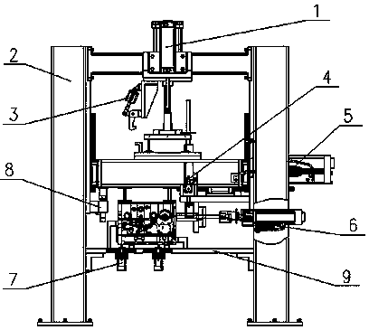 Pressing machine for liner