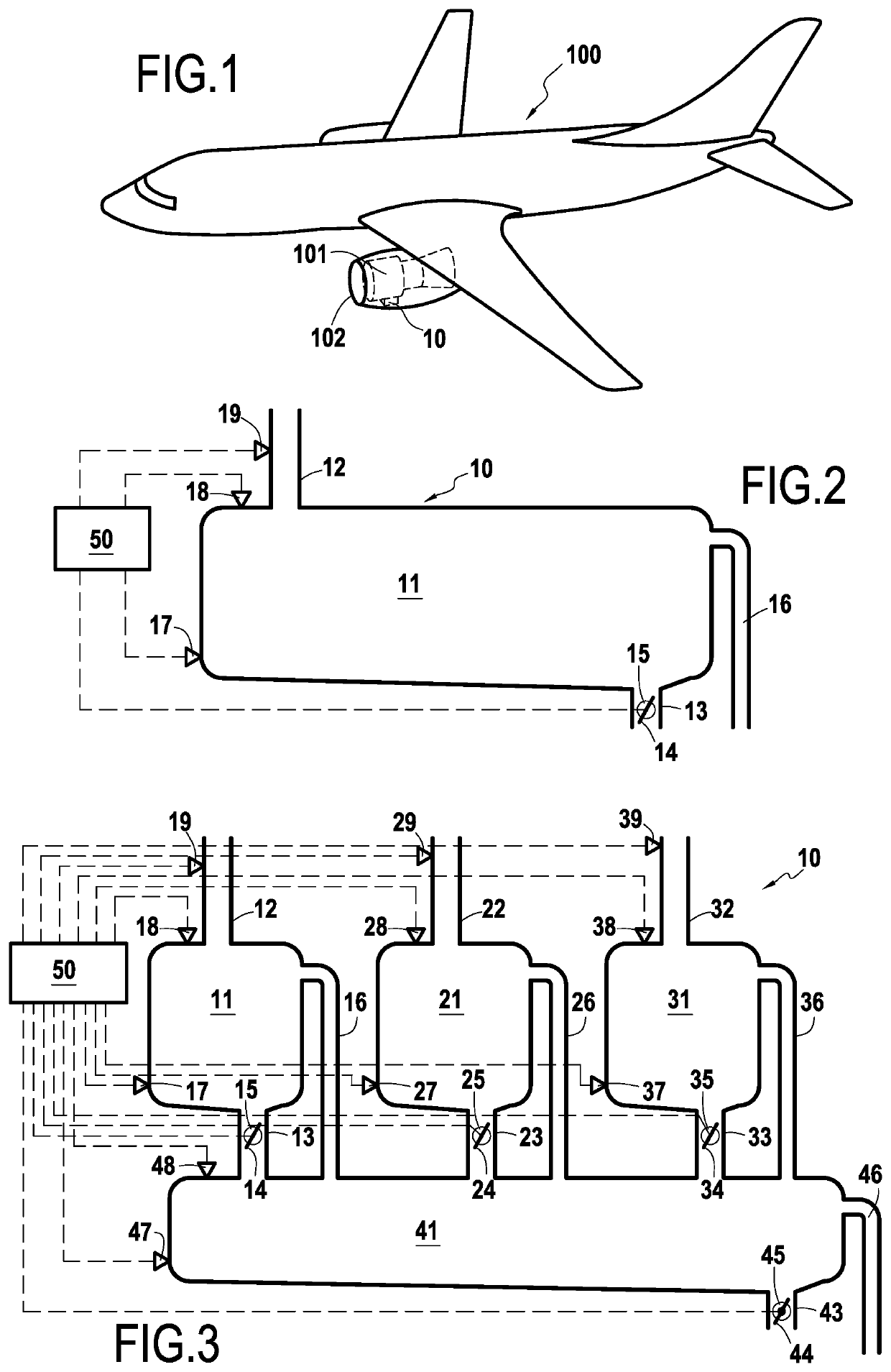 On-board tank for the drainage of an aircraft engine