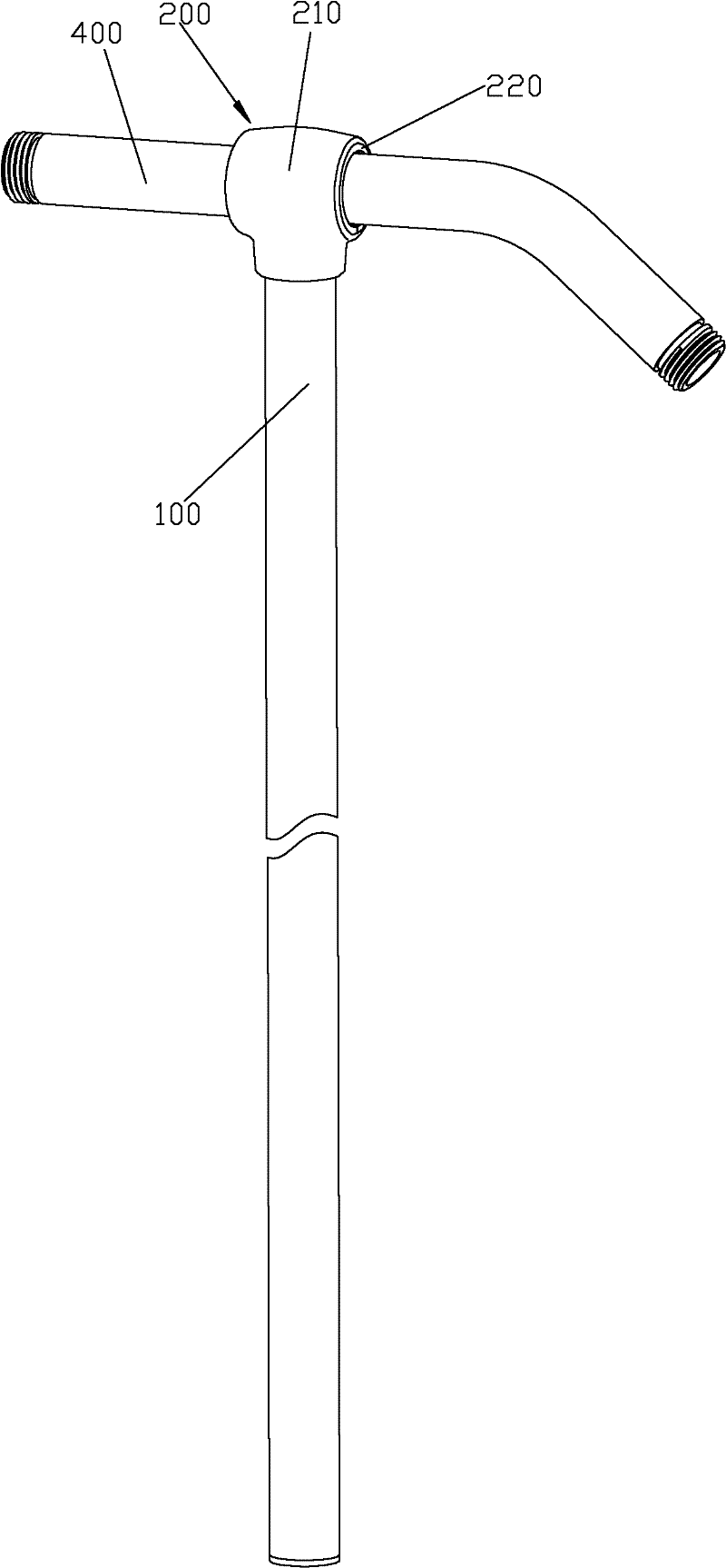 Lifting rod component