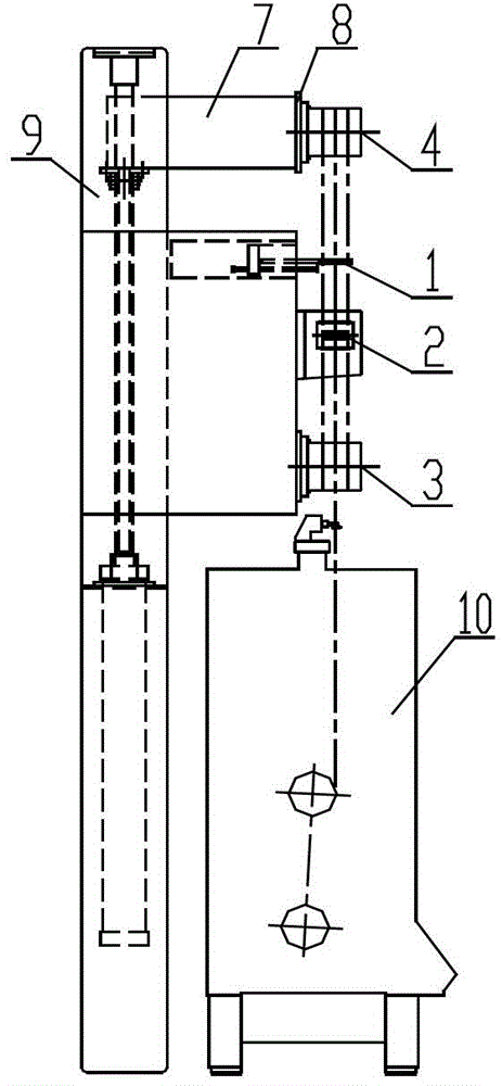 Filament POY (Pre-Oriented Yarn) drafting and winding device