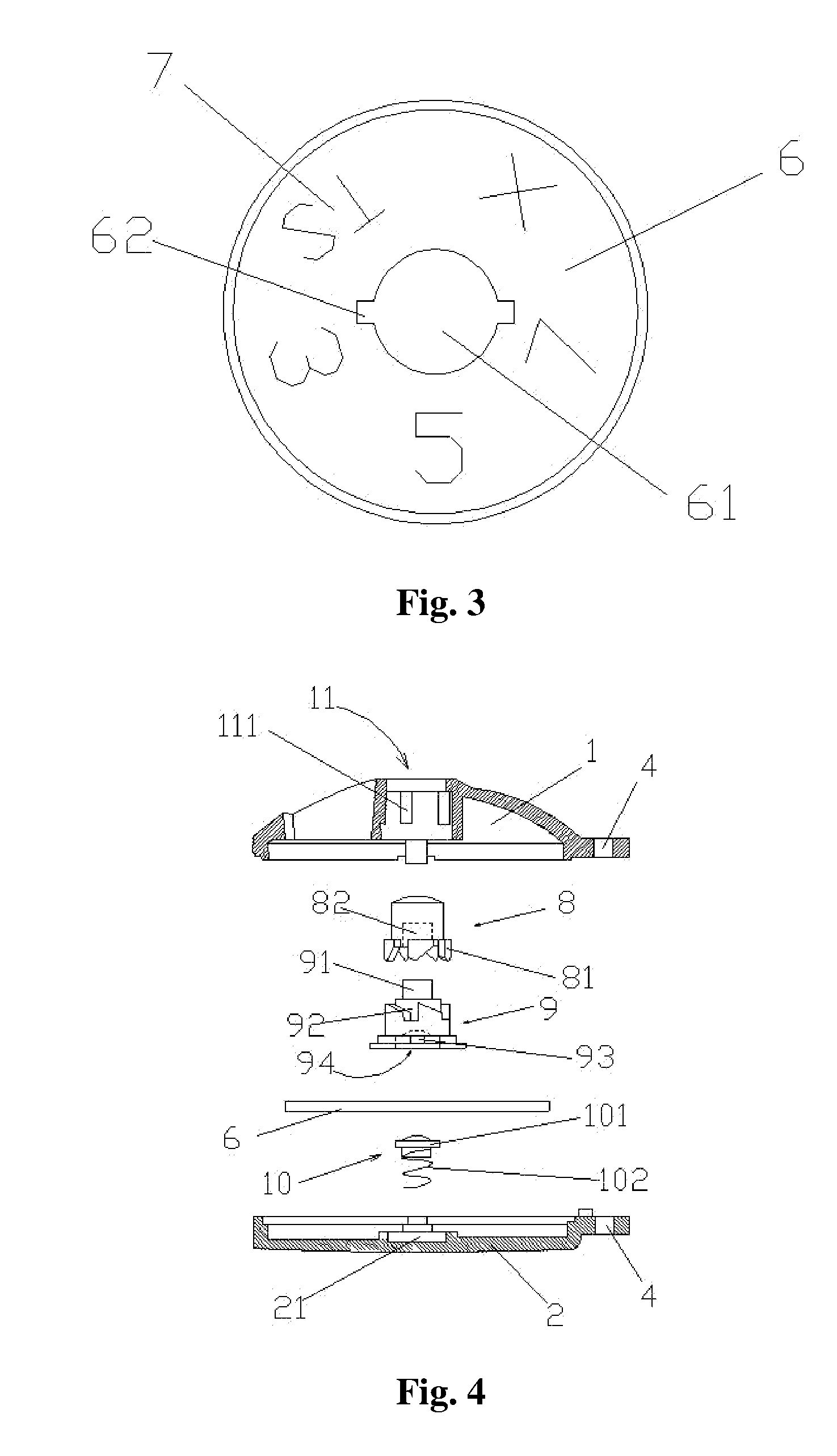 Identification device for a golf club head cover