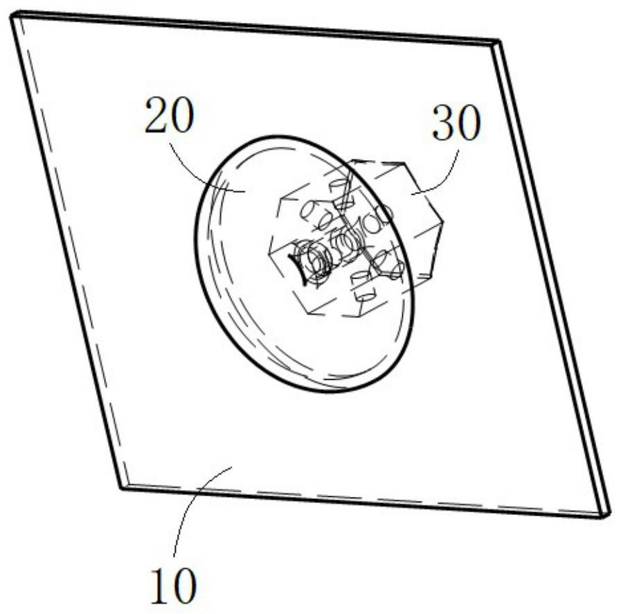 Guide line concentration device applied to low-speed flutter wind tunnel test protection system