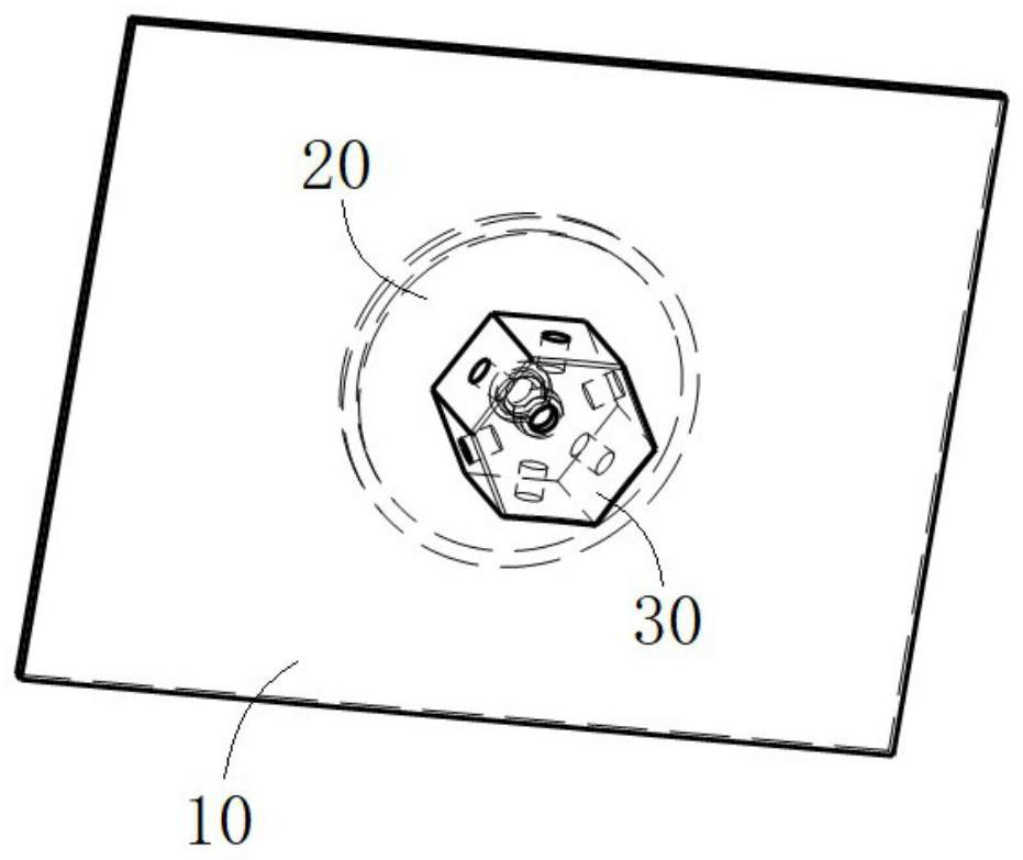 Guide line concentration device applied to low-speed flutter wind tunnel test protection system