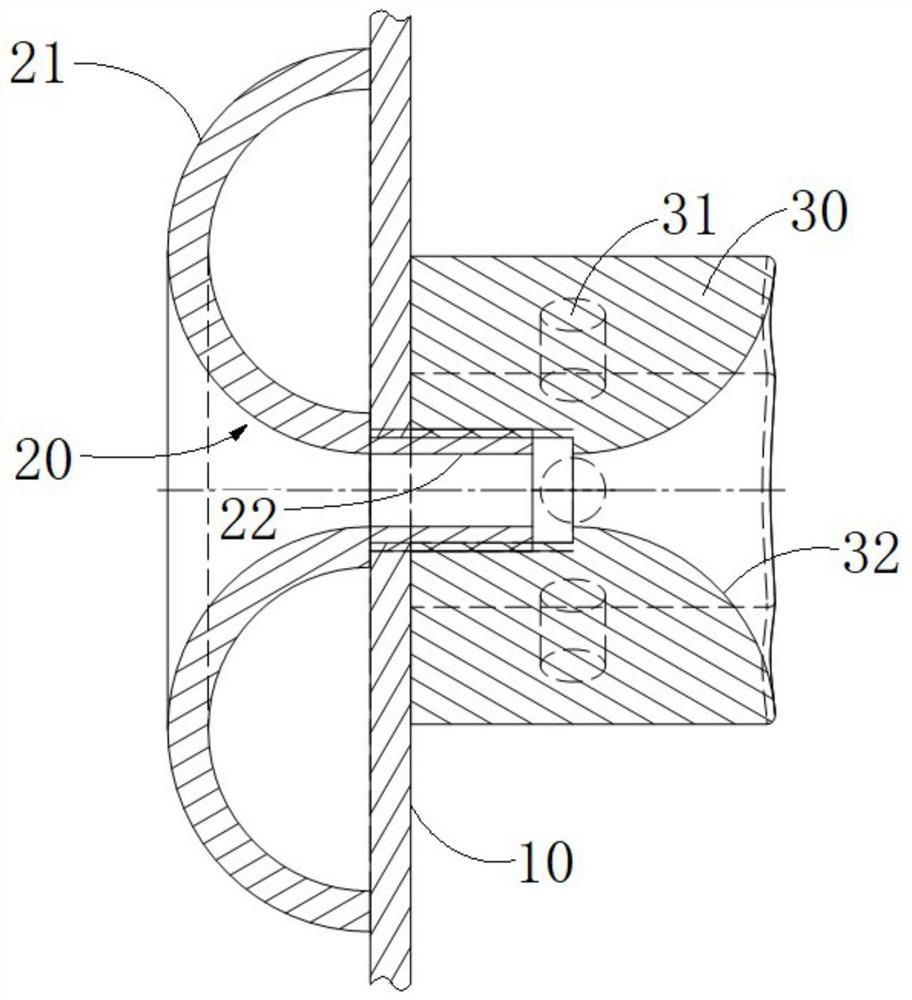 Guide line concentration device applied to low-speed flutter wind tunnel test protection system