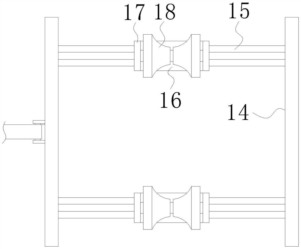 Pipe surface spraying device for guardrail production