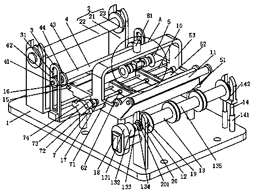 Novel textile fabric cutting and collecting machine