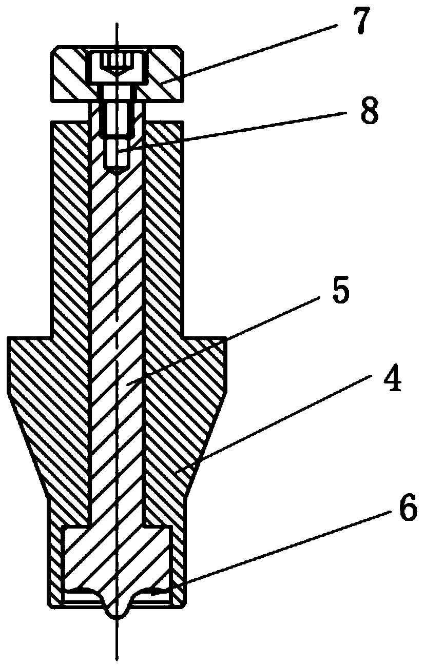 Method for filling welding key hole by utilizing friction stir