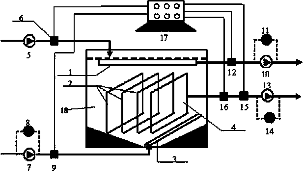 Method for quickly granulating aerobic activated sludge in membrane bioreactor