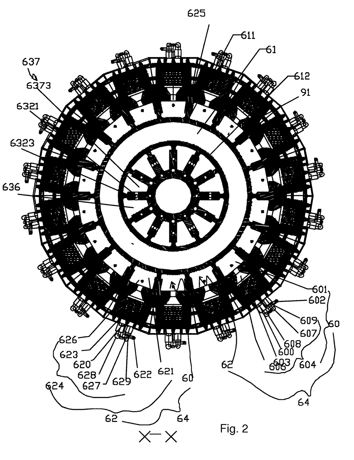 Internal combustion heating device of coal pyrolyzing furnace