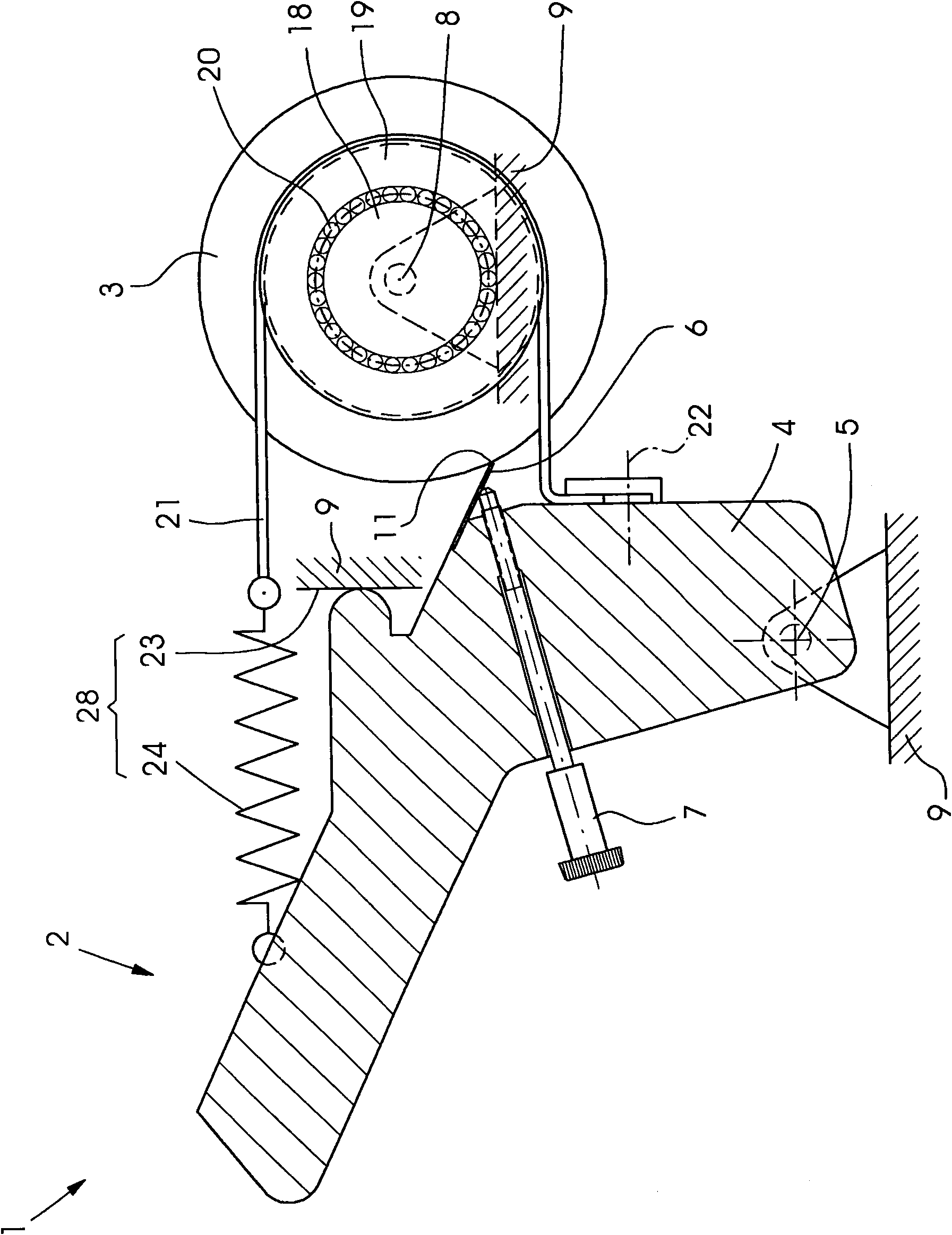 Apparatus for metering printing ink