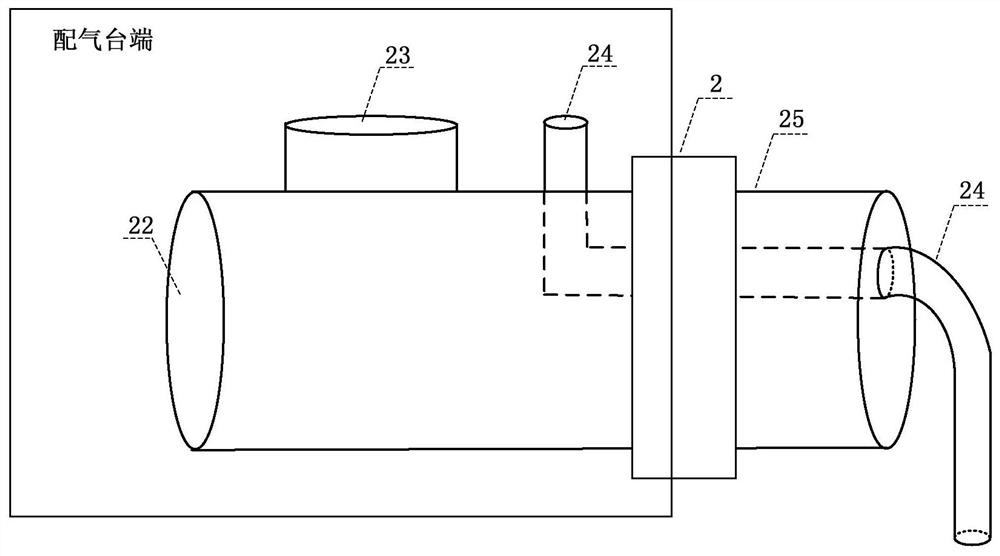 Automatic Gas Distribution System for Spacecraft Packing Box