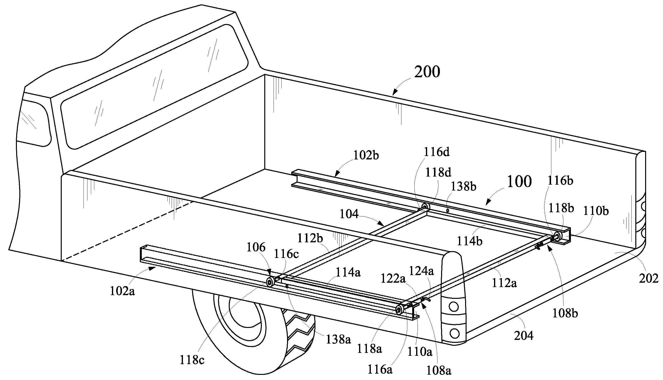 Load handling apparatus for cargo vehicle