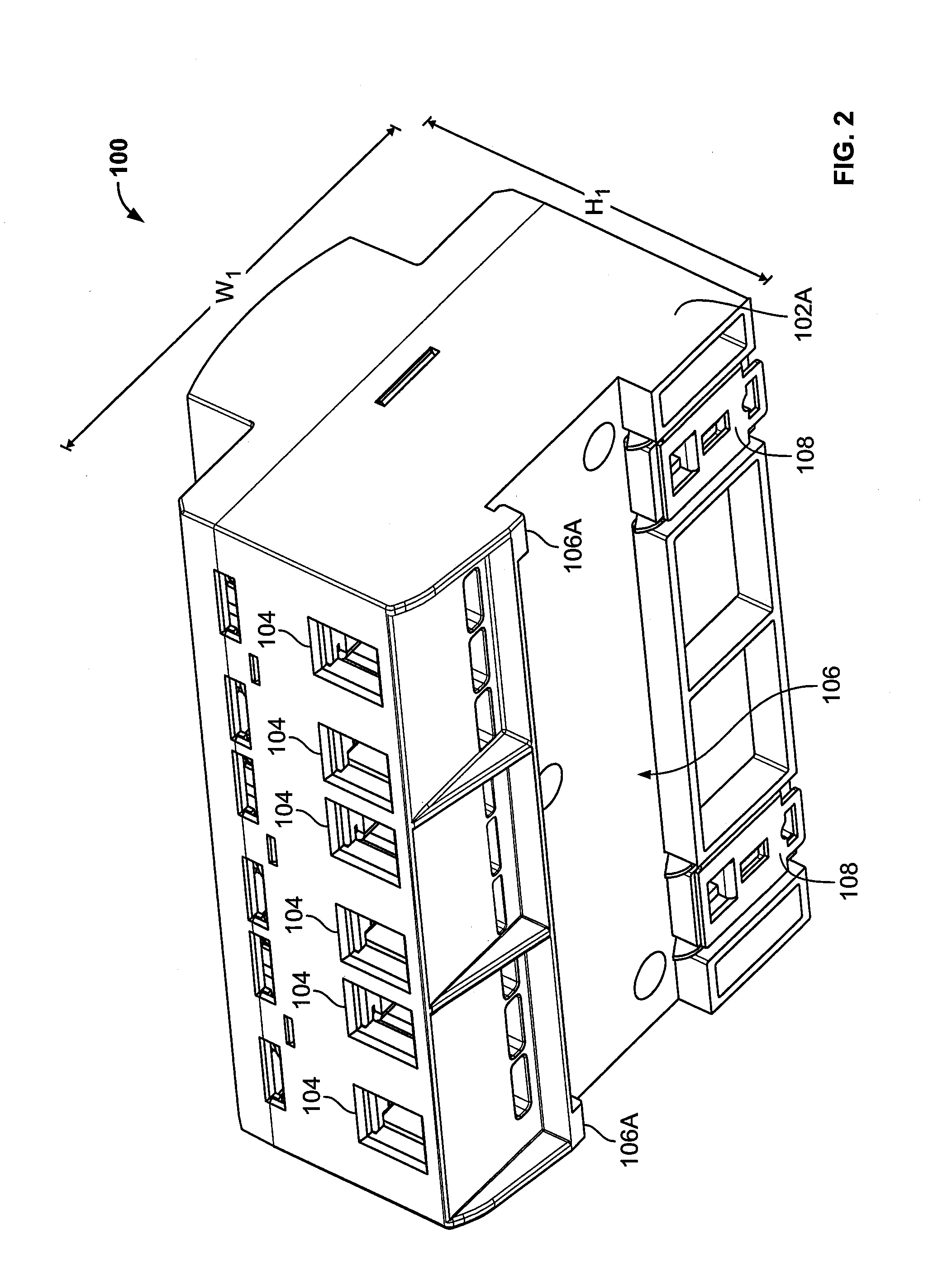 Modular overvoltage protection units