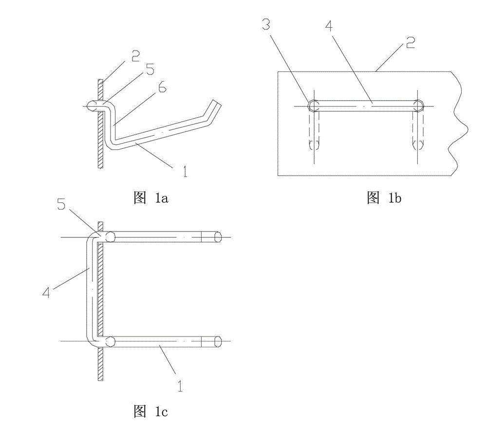 Hook with double hook bodies and suspension bracket