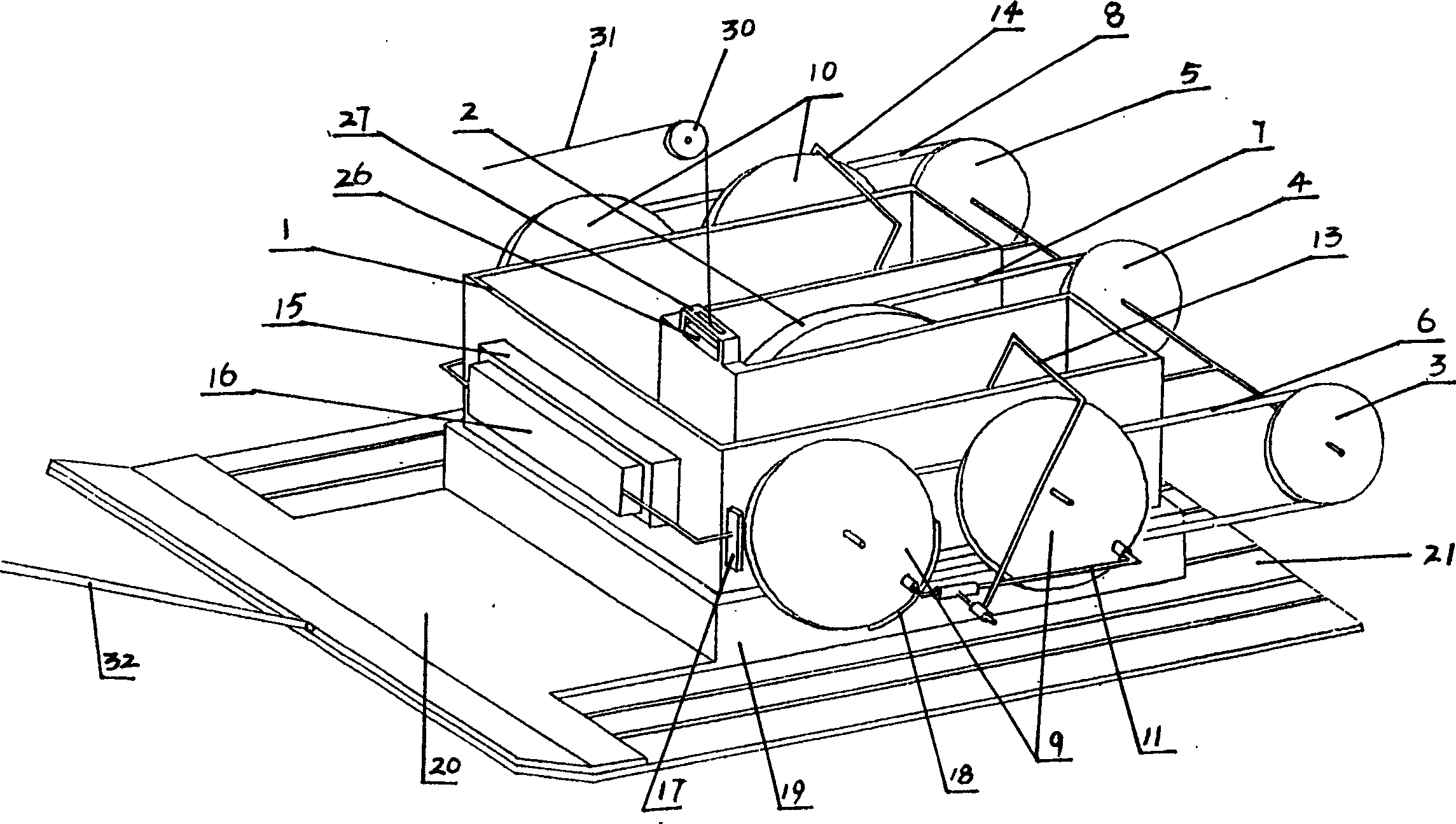 Pressure producing reduction apparatus of automobile