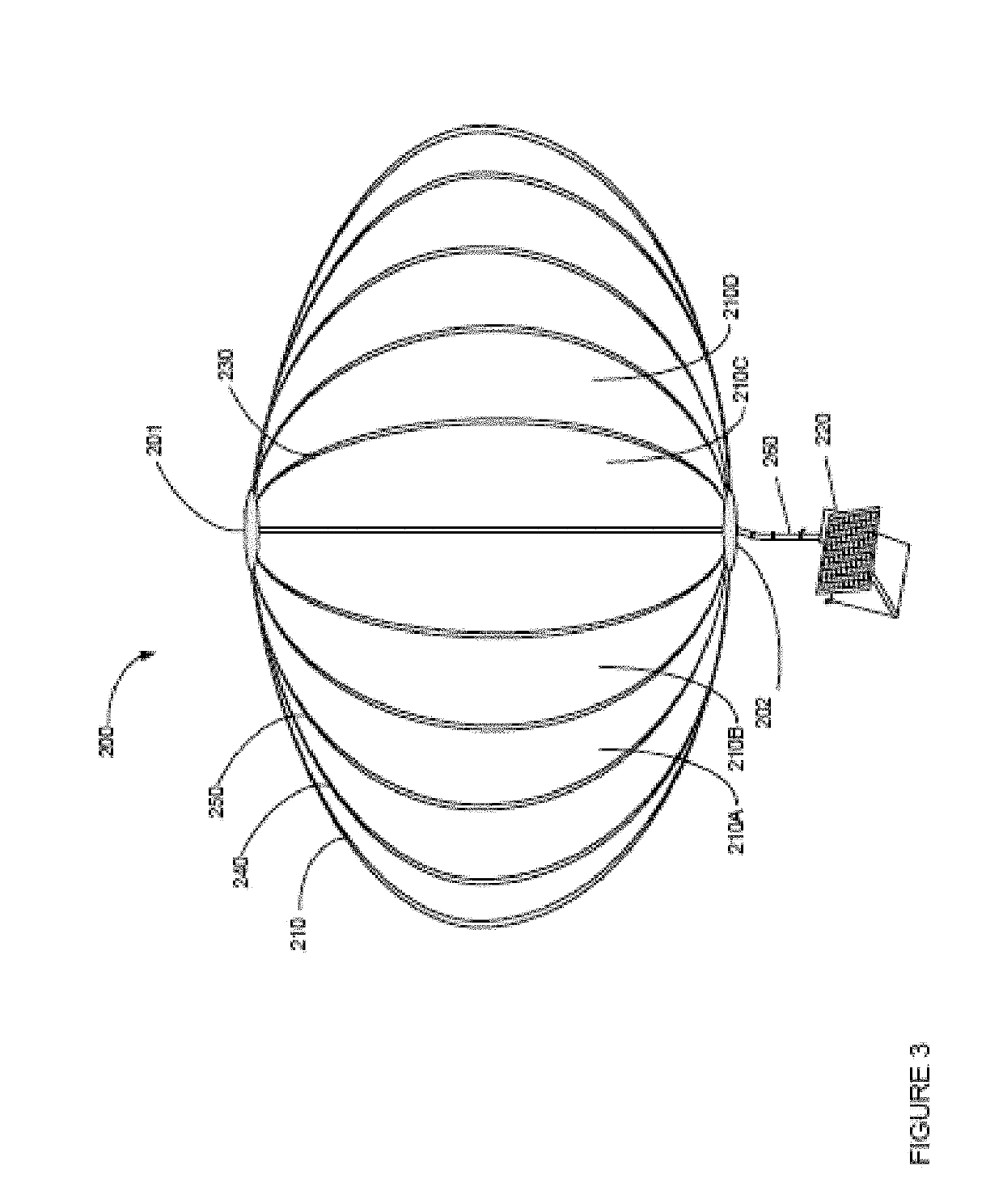 Tilting solar panels for high altitude balloons