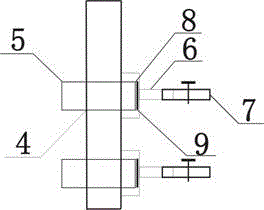 Simulation device for widely simulating vertical migration of pollutants in water containing layer