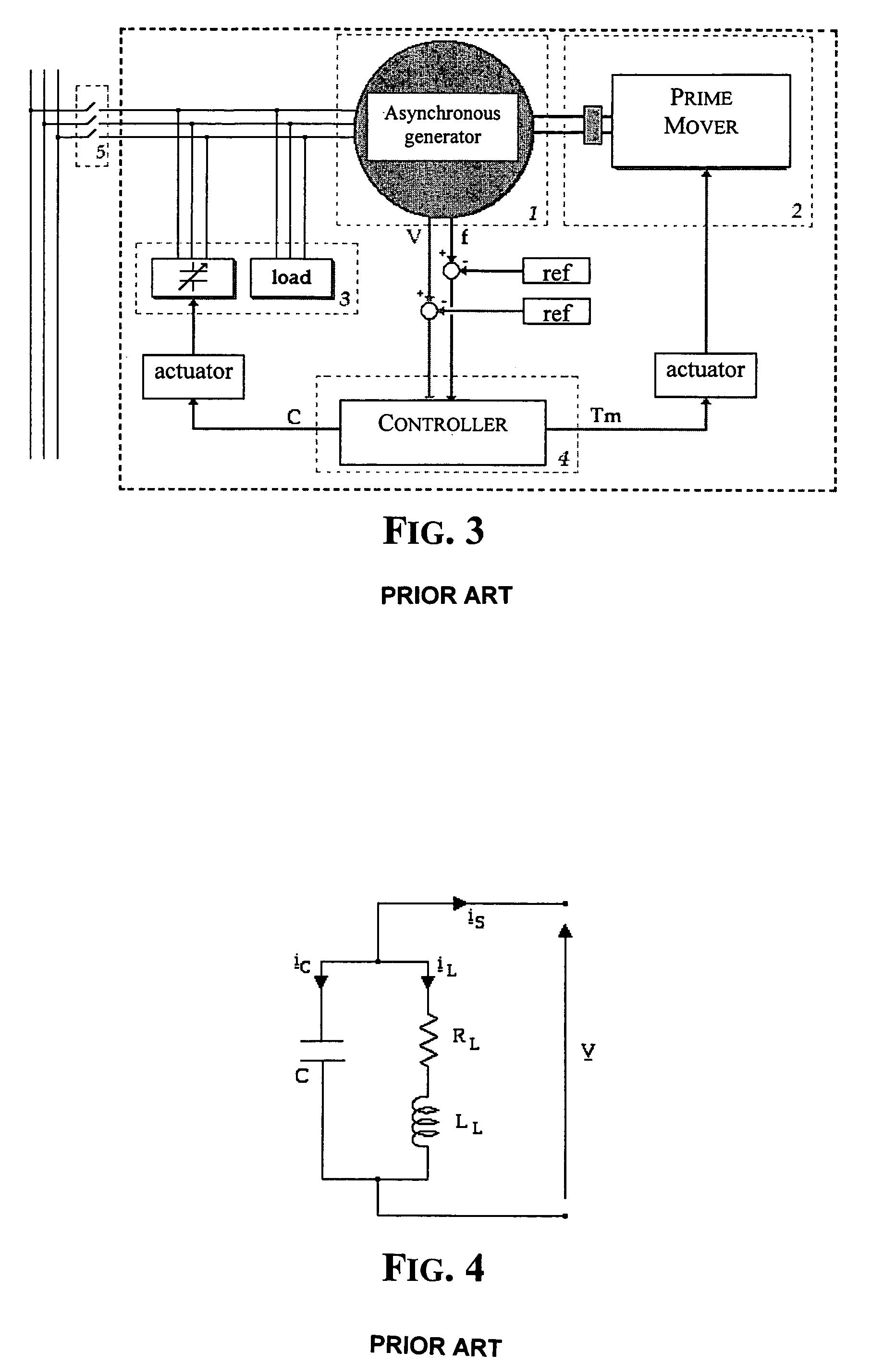 Method and circuit for controlling an electric power plant