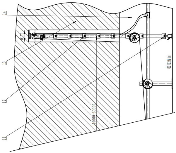 Gob-side entry retaining method for reversely and flexibly cutting top plate and cutting device of gob-side entry retaining method