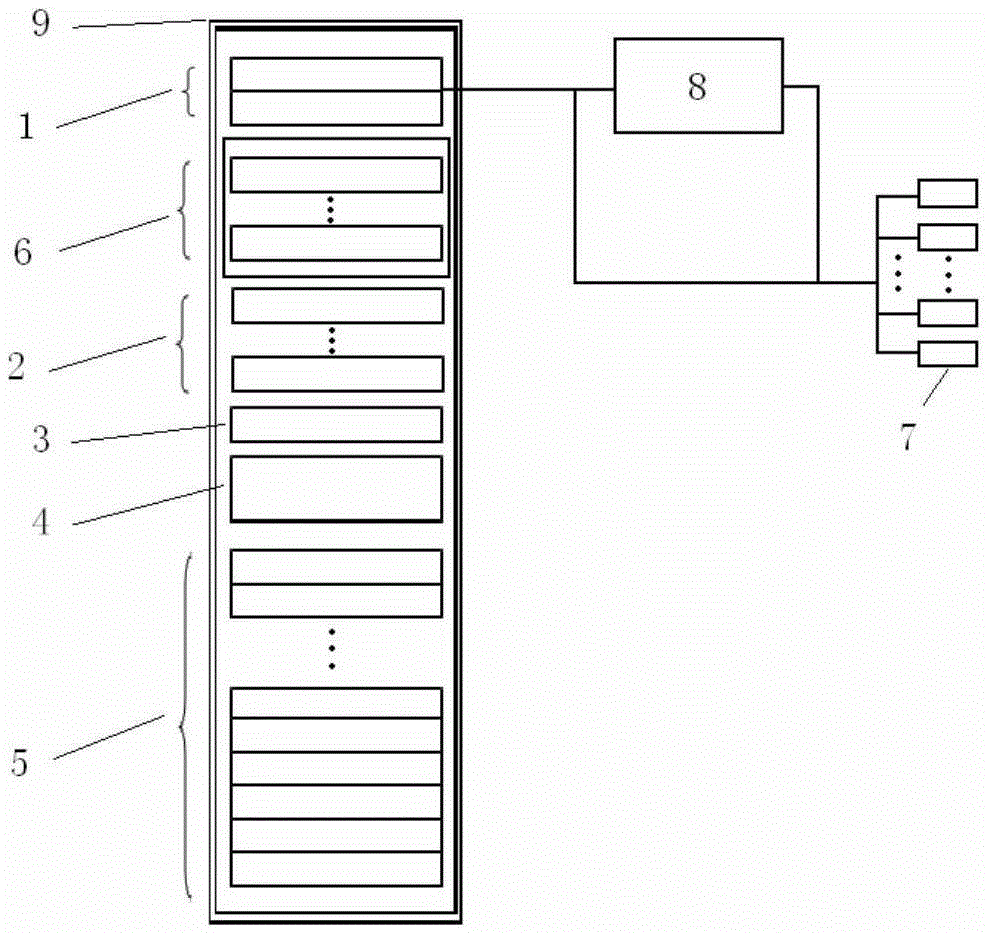 A cooling cabinet for big data all-in-one machine based on power application