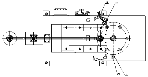 Pneumatic control rotary multi-station automatic lever powder pressing machine