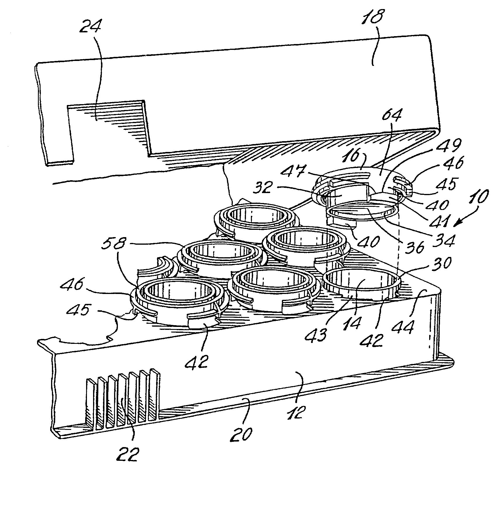 Laboratory cap and well for hanging-drop crystallization methods