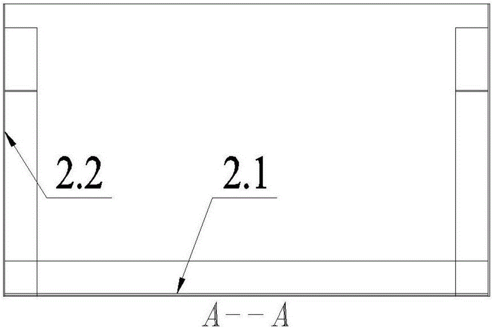 Novel cable bent tower intersection section structure and construction method thereof