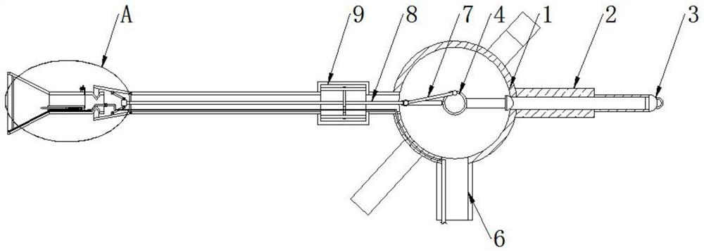 Laparoscope suction device