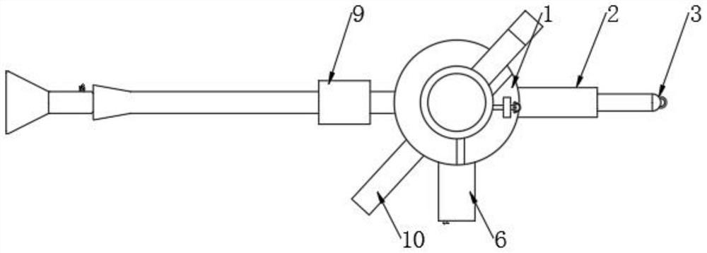 Laparoscope suction device