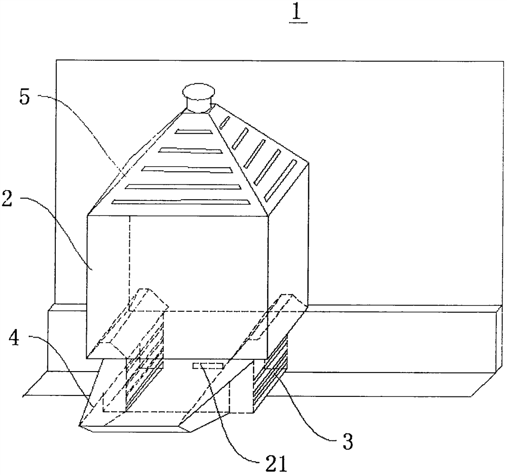 Drone catching mechanism and drone catching device for artificial insemination