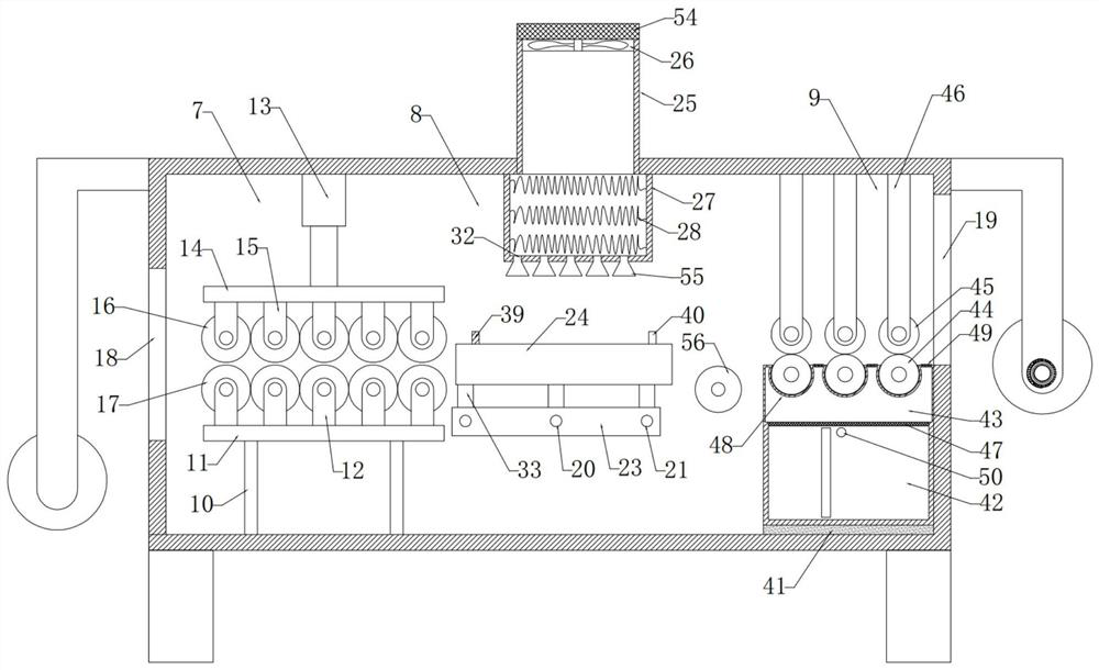 Rapid wall cloth leveling device